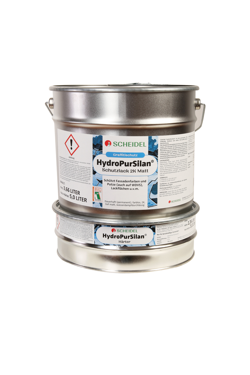 Scheidel HydroPurSilan 5,0 lt 2K Schutzlack Matt